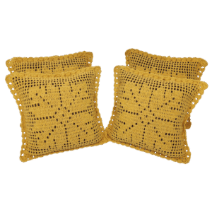 Almofadas artesanais linho do sol