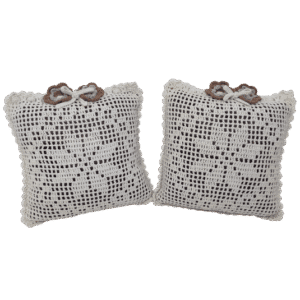 Almofadas artesanais Driade Branca