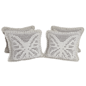 Almofadas artesanais asas de borboleta