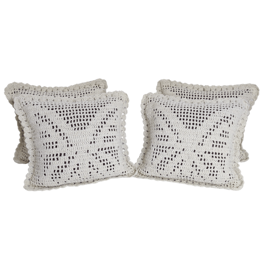 Almofadas artesanais asas de borboleta