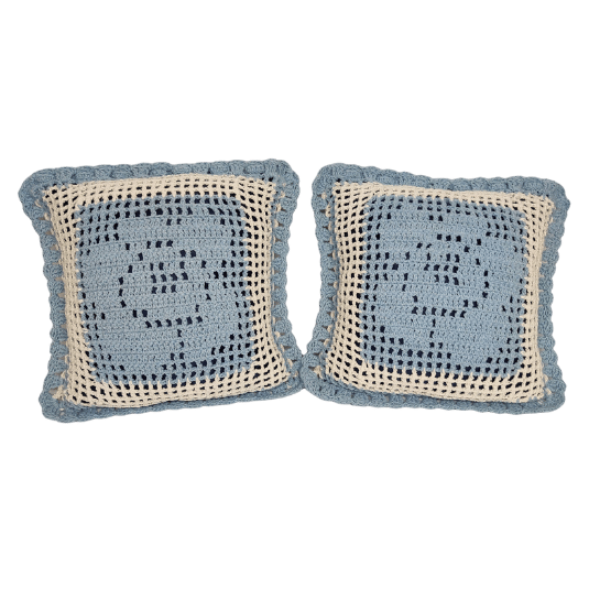 Almofadas artesanais delphinium