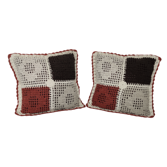 Almofadas artesanais jardim-outono