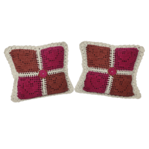 Almofadas artesanais jardim floral