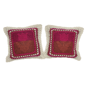 Almofadas artesanais magnolia