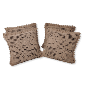 Jogo de 4 almofadas Rosa-Terra