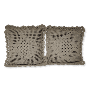 Primeira linha almofadas artesanais de croche - OCEANIC